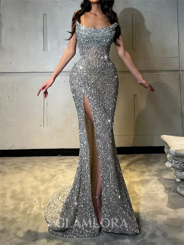 Graceful Sheath Straight Court Train Dress