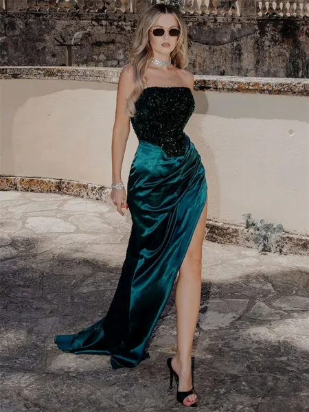 Chic Sheath Straight...
