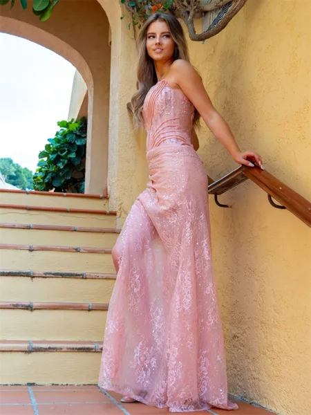 Exquisite Sheath Straight...