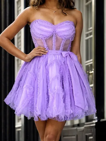 Charming A-line Sweetheart...