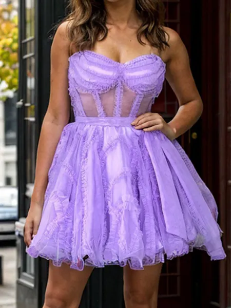 Charming A-line Sweetheart...