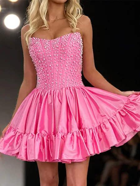 Fashion A-line Straight...