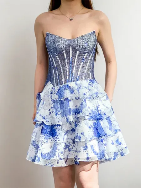 Glamorous A-line Sweetheart...