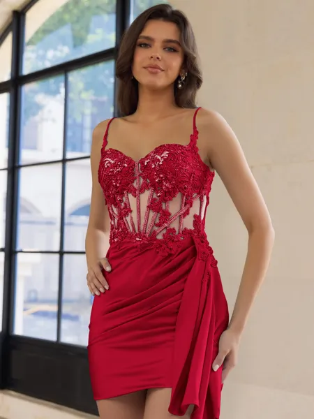 Glamorous Sheath Appliques...