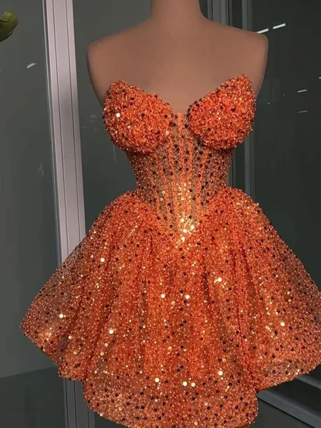 Elegant A-line Sweetheart...
