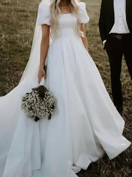 Trendy A-Line Square Short...