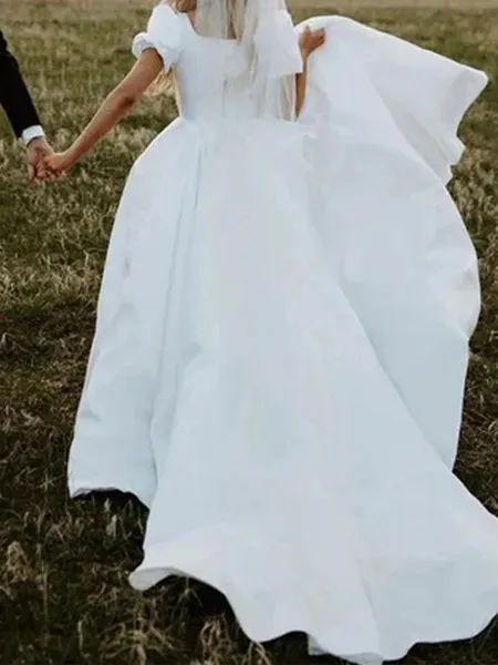 Trendy A-Line Square Short...