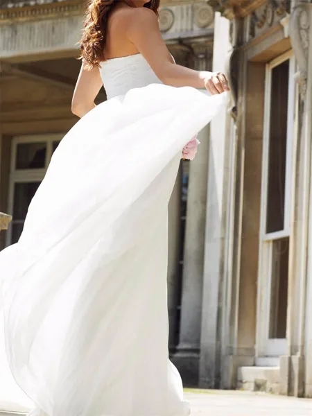 Opulent A-Line Straight...