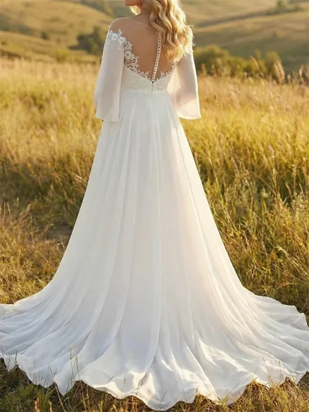 Enchanting A-Line Scoop...
