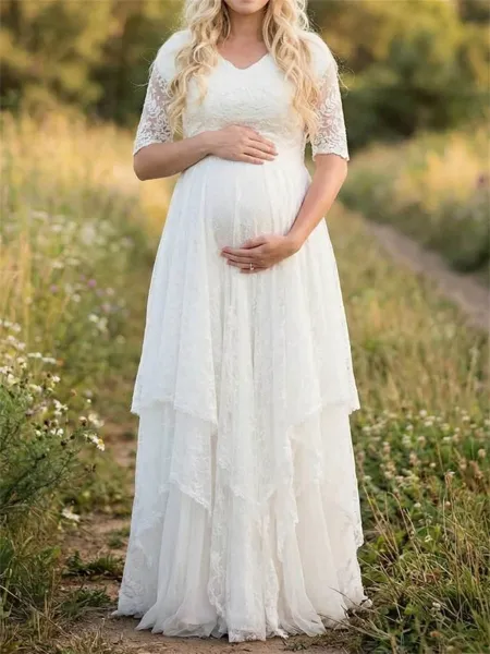 Breathtaking A-Line V-Neck...