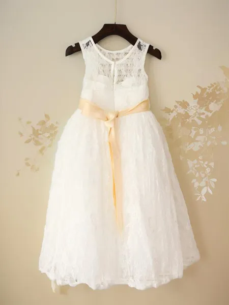 A-line Scoop Sleeveless...