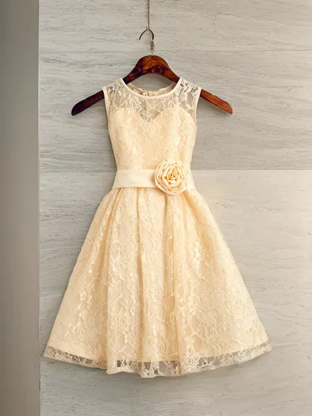 A-line Scoop Sleeveless...