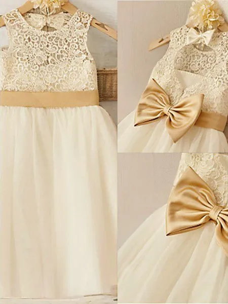 A-line Princess Scoop...