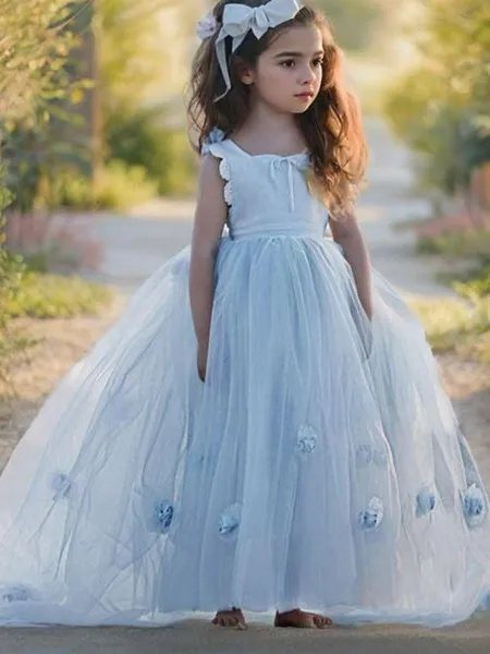 Ball-Gown Princess Bateau...