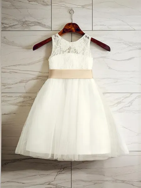 A-line Princess Scoop...