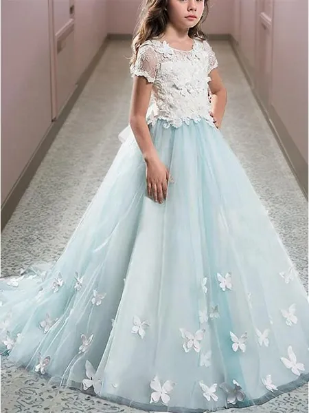 A-line Princess Scoop Short...