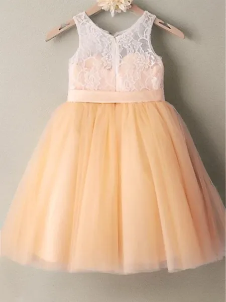 A-line Princess Scoop...