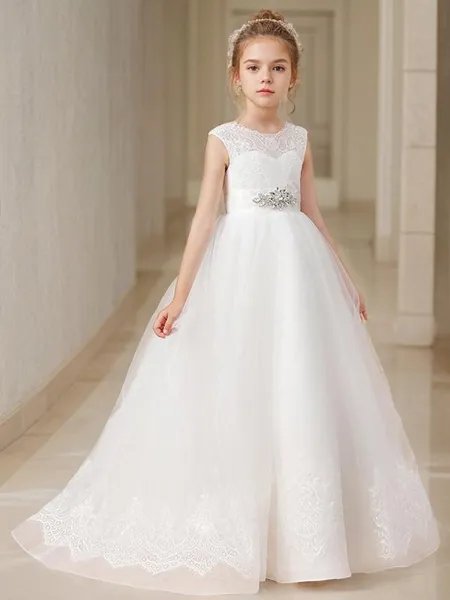 A-line Princess Scoop...