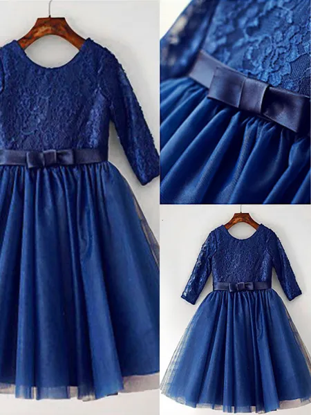 A-line Princess Scoop Long...