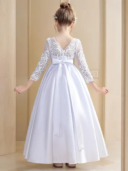 A-line Scoop 3/4 Sleeves...