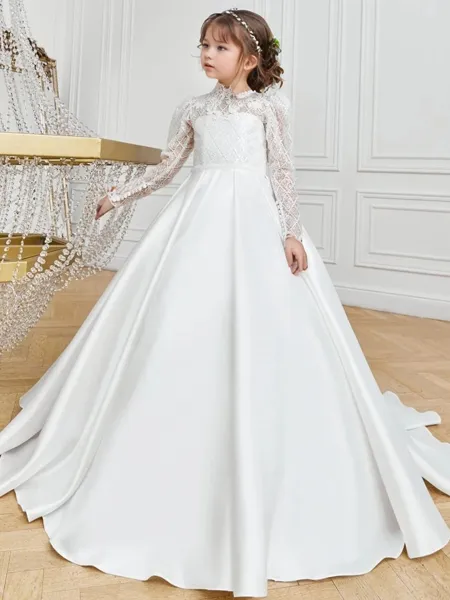 Fairy-tale A-Line High Neck...