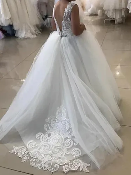 Enchanting A-Line Scoop...