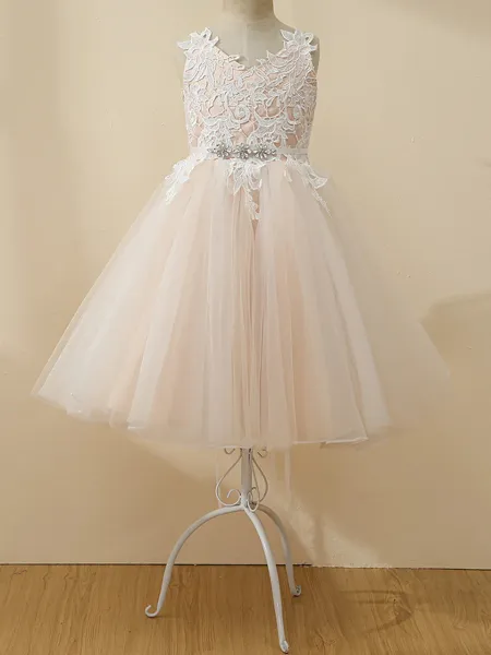 Celebratory A-Line V-Neck...