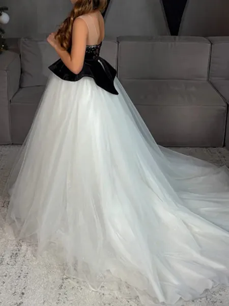 Sweet A-Line Scoop Beading...