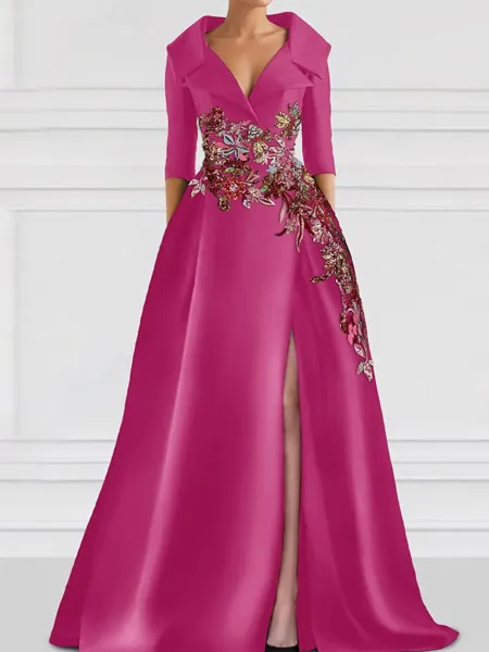 Impeccable A-Line V-Neck...