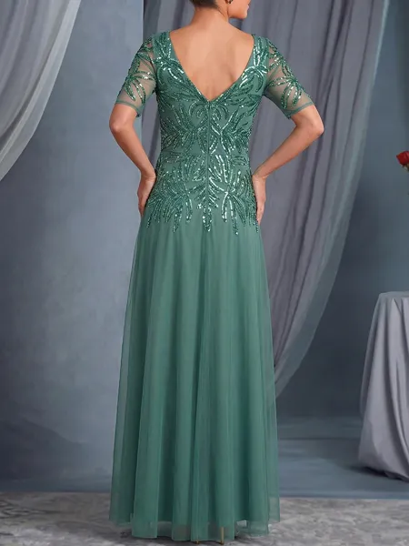 Polished A-Line V-Neck...