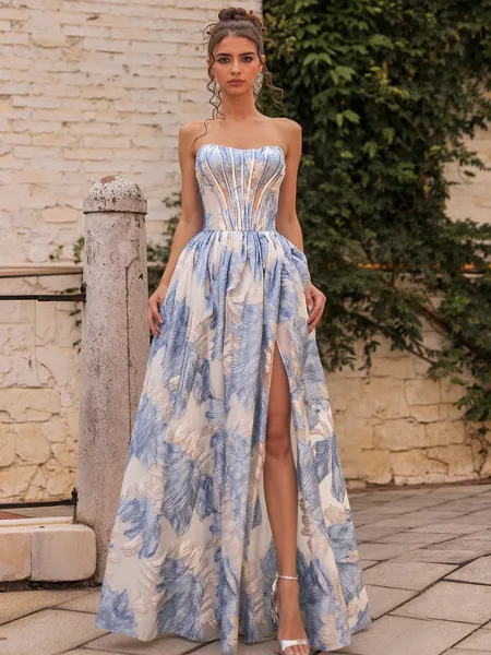 Charming A-Line Straight...