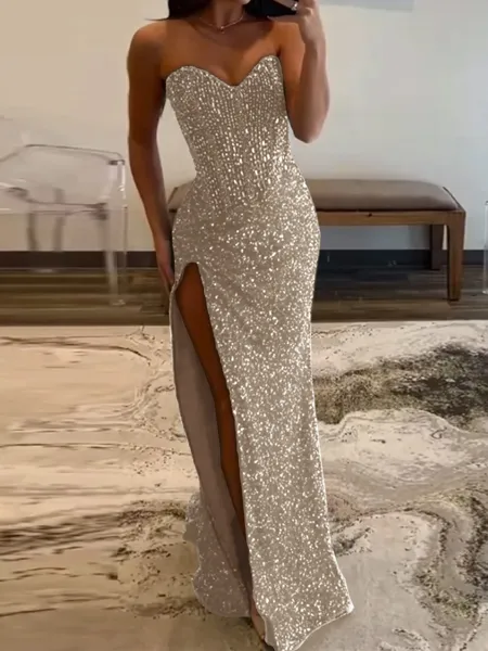 Elegant Sheath Sweetheart...