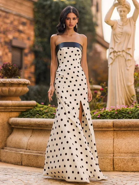 Charming Sheath Straight...