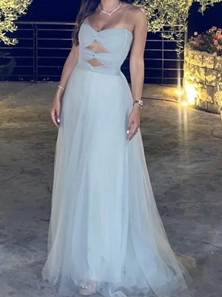 Elegant A-line Sweetheart...