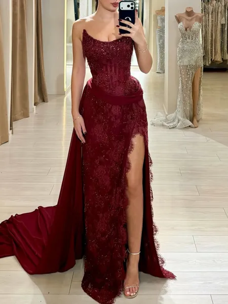 Glamorous Sheath Straight...