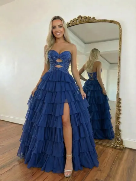 Gorgeous A-Line Sweetheart...