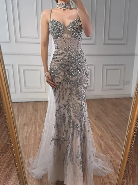 Luxurious Sheath Spaghetti...