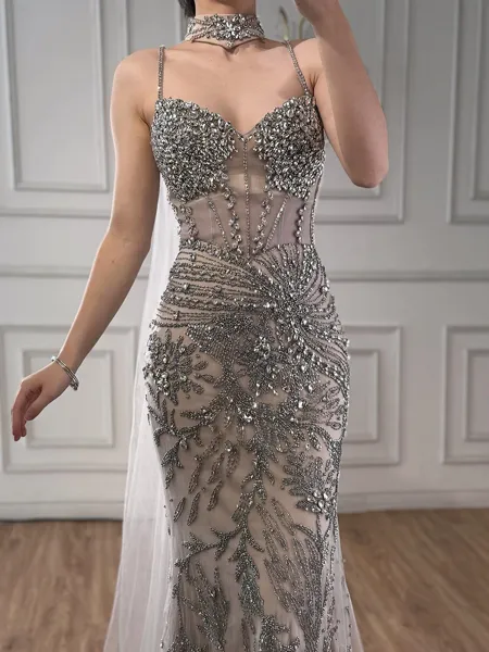 Luxurious Sheath Spaghetti...