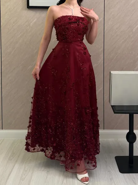 Charming A-Line Straight...