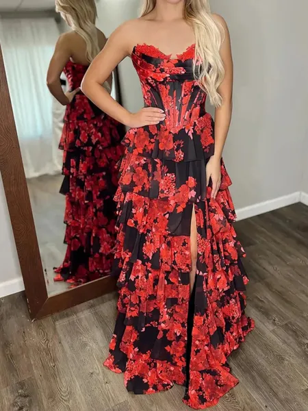 Opulent A-Line Sweetheart...