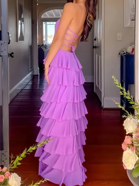 Stunning A-Line Straight...