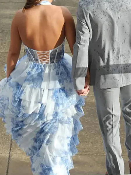 Hermosos A-Line Halter...