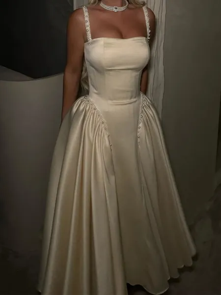 Enchanting A-Line Square...