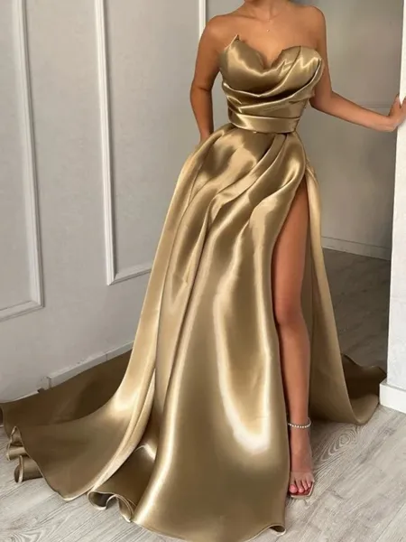 Graceful A-Line Sweetheart...