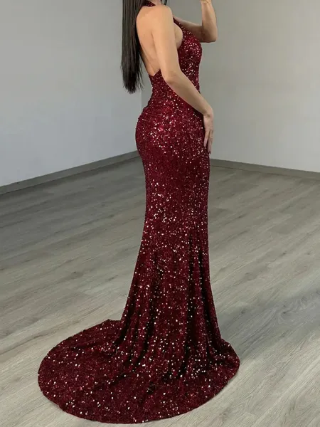 Delicate Sheath Halter...