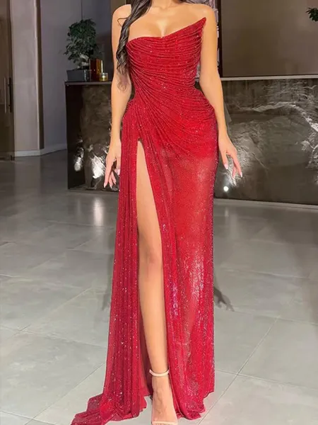 Mesmerizing Sheath Straight...