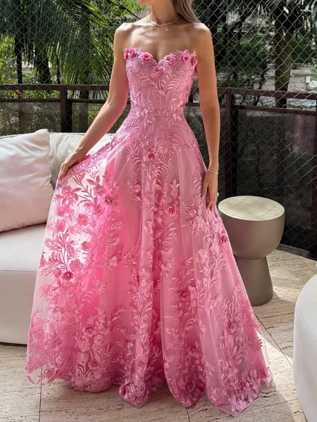 Graceful A-Line Sweetheart...