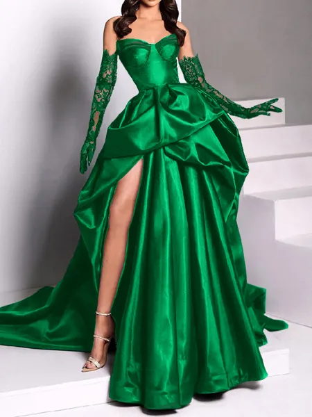 classy A-line Sweetheart...