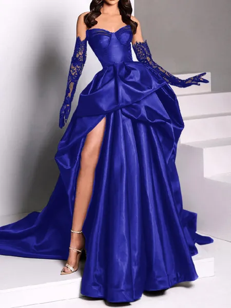 classy A-line Sweetheart...