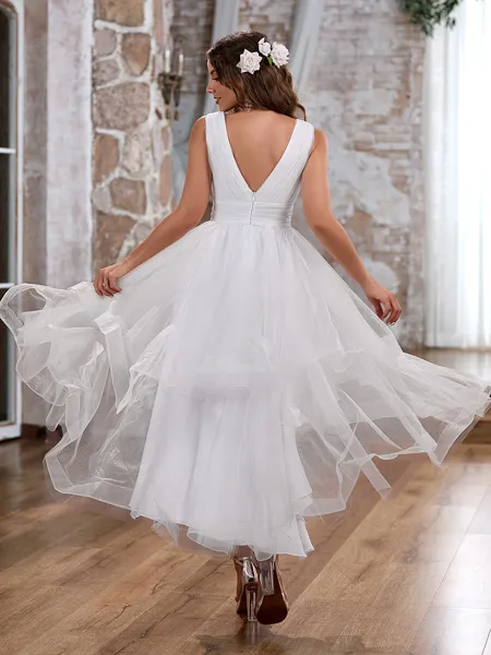 Princess A-line V-neck...